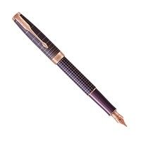 Пір'яна ручка Parker SONNET 17 Cisele Silver Purple Matrix PGT 88 011