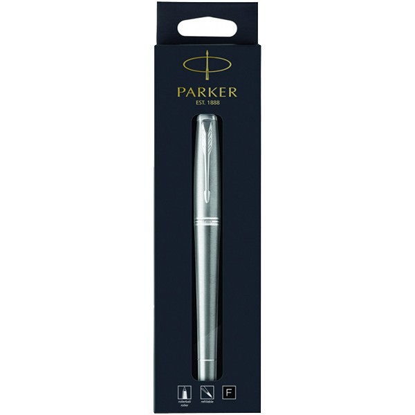 Ручка ролер Parker URBAN 17 Metro Metallic CT RB в подарунковій упаковці LONDON 30 322bL