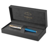 Фото Кулькова ручка Parker 51 Premium Turquoise GT BP 56 432
