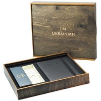 Подарункова коробка IM UKRAINIAN для ручки Parker та блокнота Moleskine PW-3