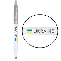 Фото Кулькова ручка Parker Jotter Originals Ukraine White CT BP Прапор Ukraine 15032_T1403u