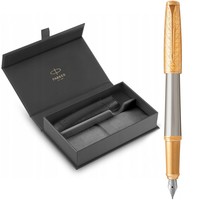 Набір Parker URBAN Premium Aureate Powder GT FP F пір'яна ручка + чохол 32 311b24