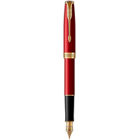 Ручка пір'яна Parker SONNET 17 Intense Red GT FP F